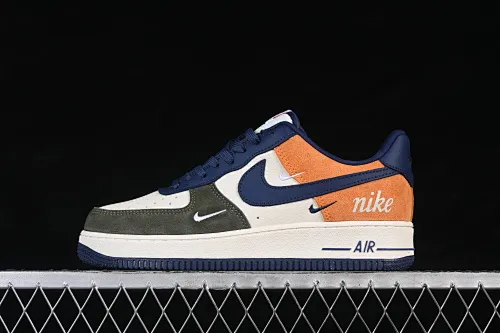 All Categories Nk Air Force 1 Air Force Series Nk Air Force 1 Low Air Force Low Nike Air Force 1'07 Low Yelin Orange Blue Air Force One Low Casual Shoes DF0188-124